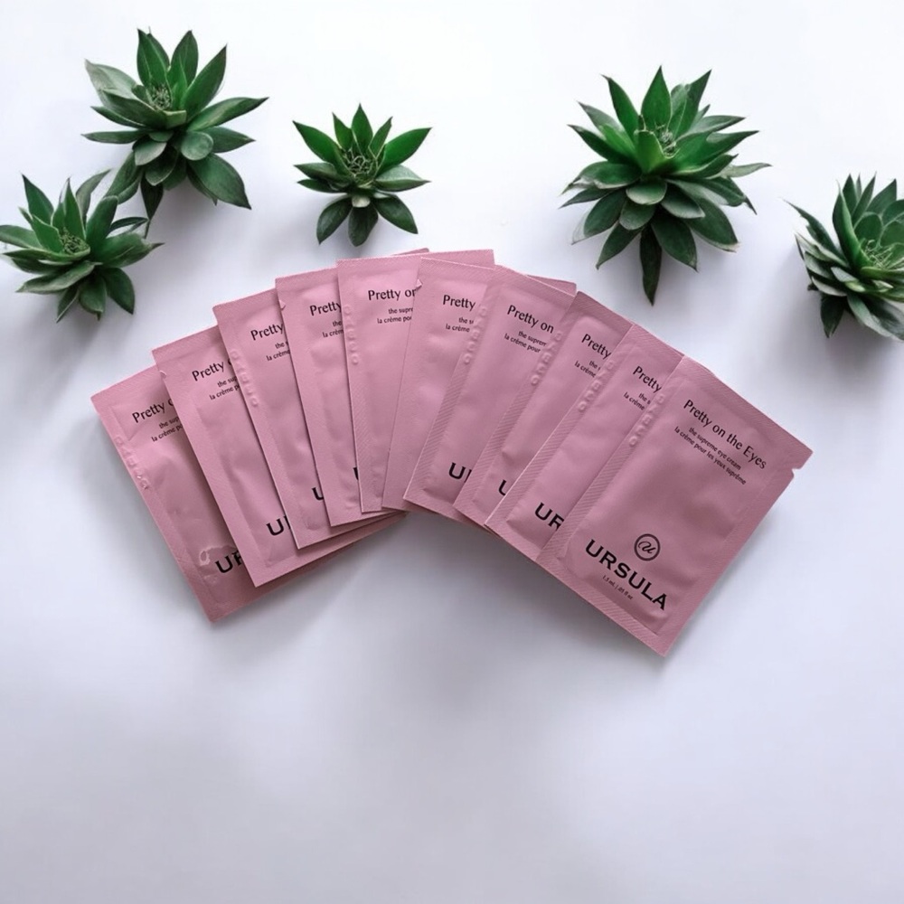 10 URSULA Pretty on the Eyes Eye Cream Sachets - Hydrating Women’s Eye Treatment